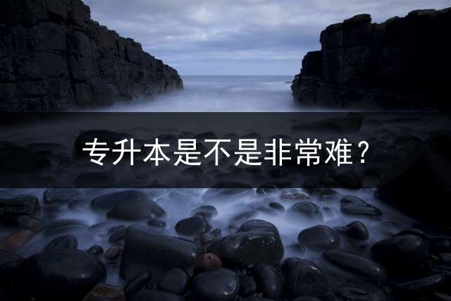 专升本是不是非常难？ 山东专升本升学率是多少？难不难？